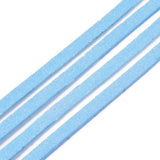 Faux Suede 5mm Lace 5m Deep Sky Blue