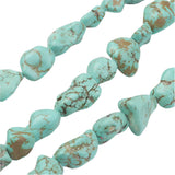 Turquoise Nugget Beads 9-19mm (Natural) 15-16" Strand