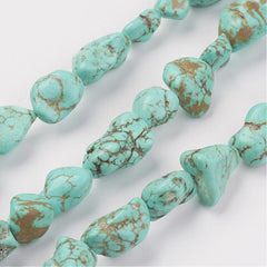10-15mm Turquoise Nugget (Natural) Beads 30/Strand