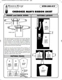 Patron Cherokee Chemise Ruban Homme