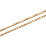 Necklace Snake Chain 24" Light Gold 1/pk