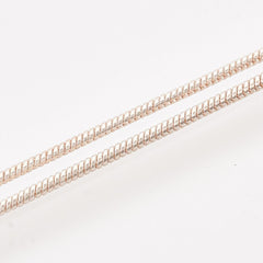 Necklace Snake Chain 24" Rose Gold 1/pk