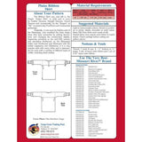 Chemise ruban unie à motifs