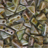 *Czech Tango Beads 6mm Chalk Lumi Green 5.3g