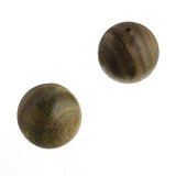 Perles de bois de santal vert clair de 10 mm, 20/fil