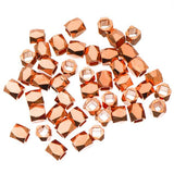 Metal Column Beads 3mm Rose Gold 50/pk