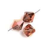 Preciosa Bicone 4mm Capri Gold Each