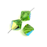 4mm Peridot AB Preciosa Toupie Chaque