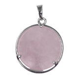 Tree of Life Pendant 1 1/8 inch Rose Quartz 1/pk