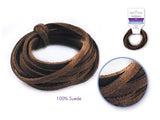 Suede 3mm Lace Dark Brown 2m