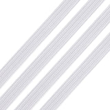 Élastique plat blanc de 5 mm - Prix par mètre