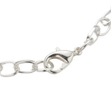 Bracelet à breloques 8" argent 1/pqt