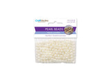 Round Plastic Pearls 6mm Ivory 185/pk