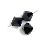 6mm Jet Preciosa Bicone Chacun