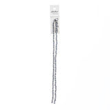 Crystal Lane Rondelle 3x4mm Opaque Argent Iris 110/Brin