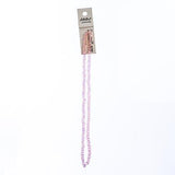 Crystal Lane Rondelle 3x4mm Rose Transparent AB 110/Fil