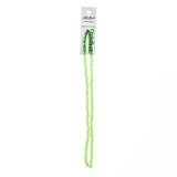 Crystal Lane Rondelle 3x4mm Transparent Vert AB 110/Fil