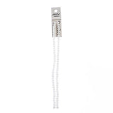 Crystal Lane Rondelle 4x6mm Blanc Opaque Mat 78/Brin