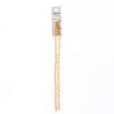 Crystal Lane Rondelle 4x6mm Topaze transparente AB 78/Brin