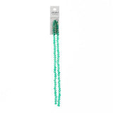 Crystal Lane Rondelle 4x6mm Transparent Vert Foncé AB 78/Brin