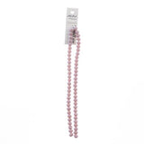 Crystal Lane Rondelle 6x8mm Violet Clair Opaque 58/Brin