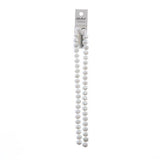 Crystal Lane Rondelle 8x10mm Blanc Opaque AB 46/Brin