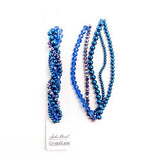 Crystal Lane Twisted Bead Strands Siberian Squill