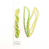 Crystal Lane Twisted Bead Strands Zinnia