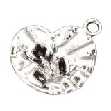 3/4" Grenouille Sur Un Nénuphar Métal Charm 5/pk