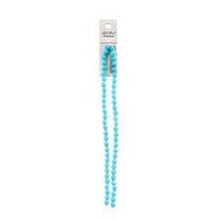 Crystal Lane Bicone 6mm Opaque Blue 2x7" Strand
