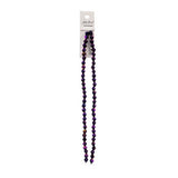 Crystal Lane Toupie 6mm Opaque Purple Iris 64/Strand