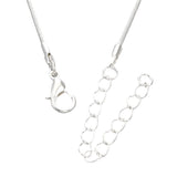 Necklace Snake Chain 18" Silver 1/pk