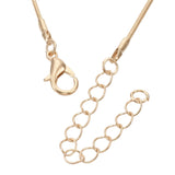 Necklace Snake Chain 24" Light Gold 1/pk
