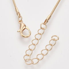 Necklace Snake Chain 24" Light Gold 1/pk