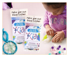 Dream Catcher Kit 2 1/2" Kids Blue 2/pk