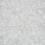 11/0 Perles de Rocailles Toho #2701 Cristal/Glow Blue Flacon de 8-9g