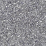 11/0 Perles de Rocailles Toho #2725 Cristal Gris / Flacon Vert Vif 8-9g