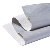 Feuille Simili Cuir Gris Clair 20x34cm