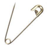 Safety Pins Gold 55mm 50/pk