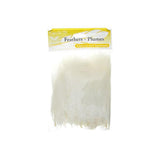 Marabou Feathers Bulk White 20g