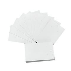 Paper Earring Cards 2x3" White 50/pk