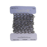 Chain Curb 4x7mm Links Hematite 1m