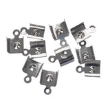 5mm Extrémités de Cordon Nickel 10/pk