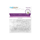 Boucles d'Oreilles Transparentes Bullet 200/pk