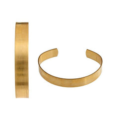 Bracelet Cuff 1/2" Brass 1/pk