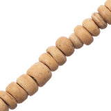 Wood Pukalet Coconut Beads Natural 16" Strand