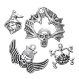 Breloques en métal sur le thème d'Halloween 10/pqt