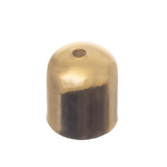 8mm Gold End Caps 10/pk