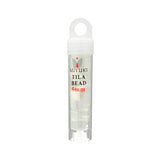 5x5mm Perles Tila Japonaises Blanc Soie AB 5.2g