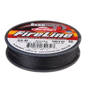 FireLine Beading Thread Cord Beadsmith 4LB 6LB 8LB Crystal Smoke Black 50  yard